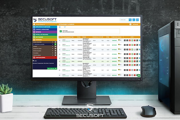 Sistema de cotización y acuerdos - Secusoft Software para Seguridad Privada