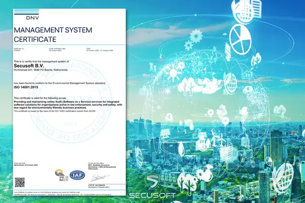 Secusoft obtiene certificación ISO 14001 Secusoft Software para Seguridad Privada