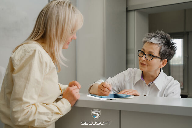 Registro de visitantes bien organizado Secusoft Software para Seguridad Privada