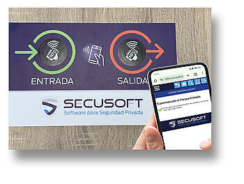 Registro de tiempos y seguimiento de rondas de seguridad - Secusoft Software para Seguridad Privada