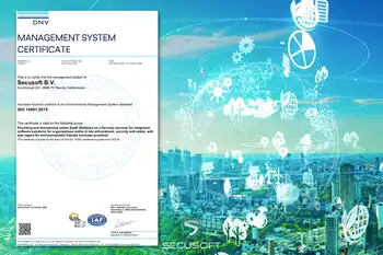 Secusoft obtiene certificación ISO 14001 - Secusoft Software para Seguridad Privada