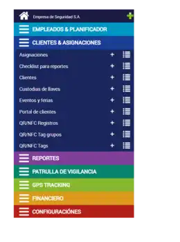 Clientes & asignaciones - Secusoft Software para Seguridad Privada